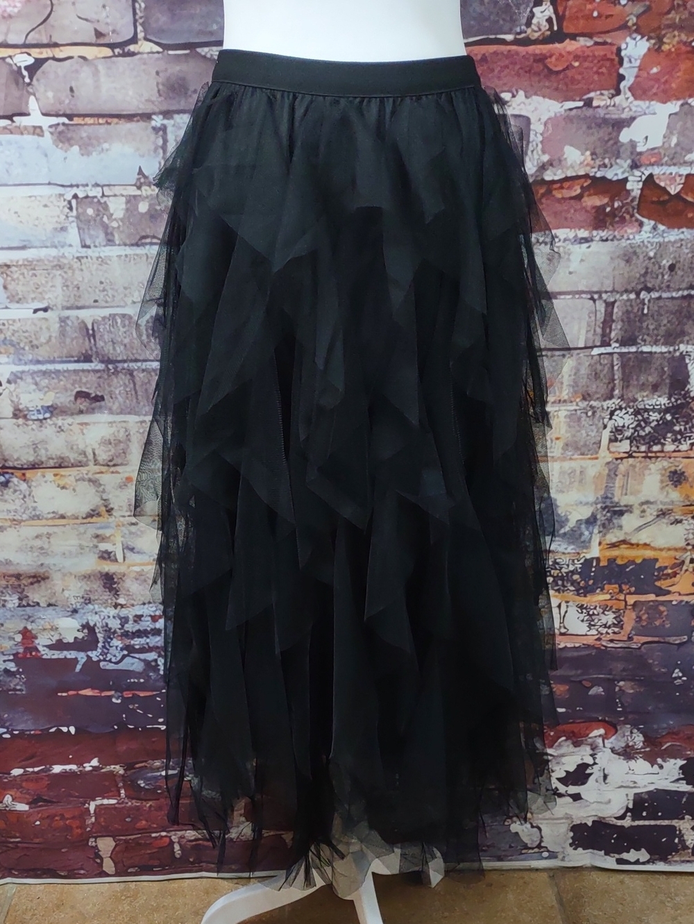 Layered Tulle Maxi Skirt